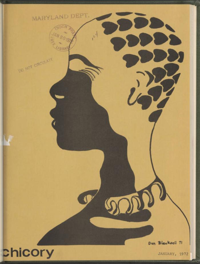 January 1972 cover of Chicory magazine January 1972 cover of Chicory magazine