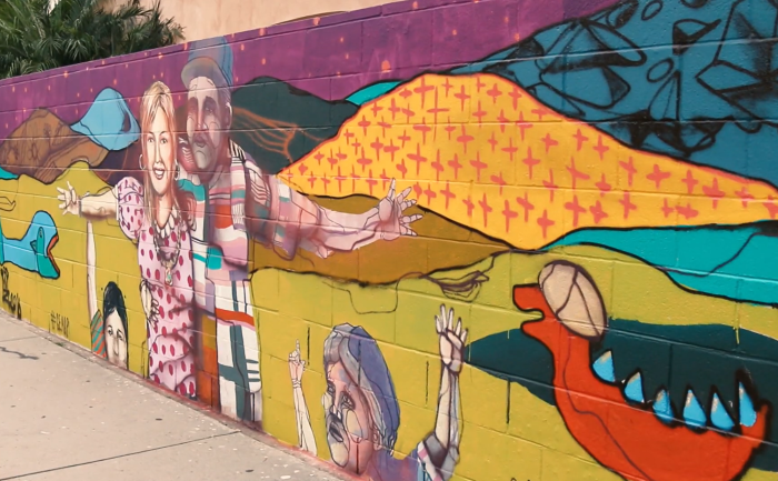 A community mural in El Monte A community mural in El Monte