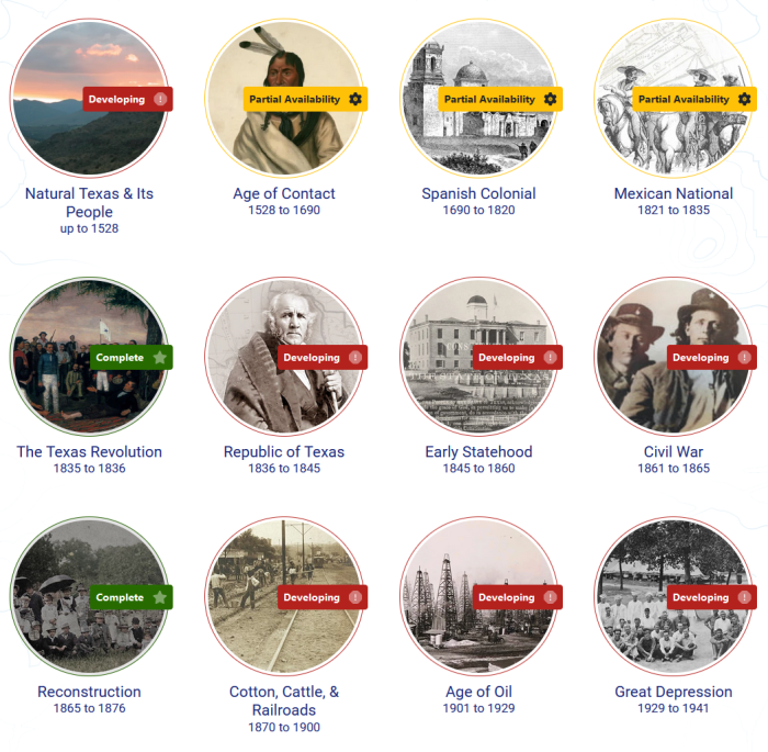 Texas History for Teachers sample units Texas History for Teachers sample units