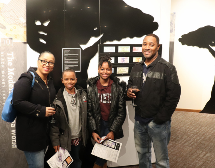 Attendees of the Black Money Exhibit pilot at the Auburn Avenue Research Library on African American Culture and History Attendees of the Black Money Exhibit pilot at the Auburn Avenue Research Library on African American Culture and History