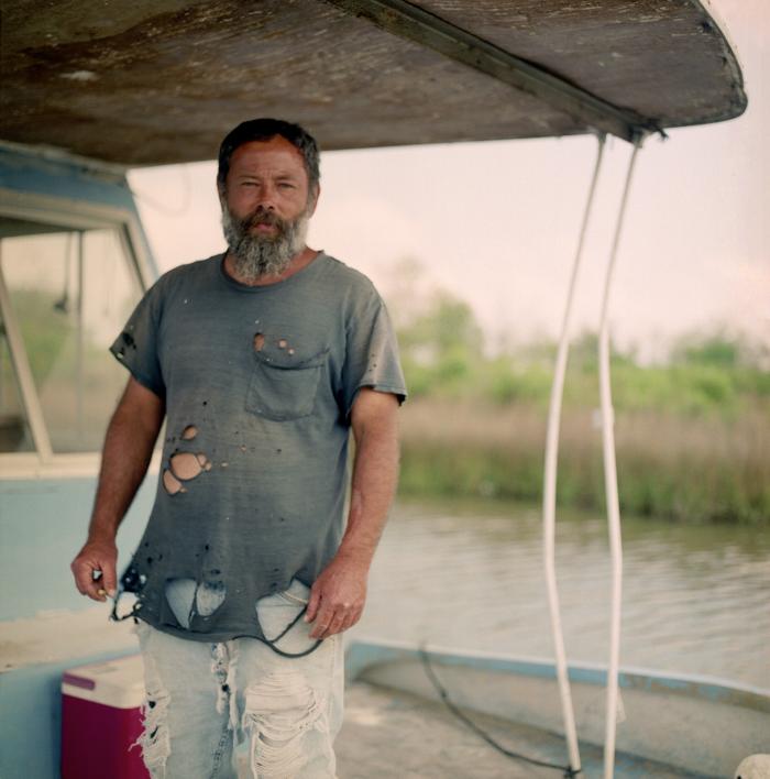 Louisiana fisherman; photo by Colin Roberson