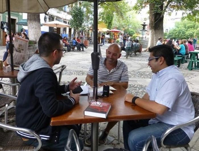 John Arroyo interviews transnational immigrants about housing precarity in Guanajuato, Mexico John Arroyo interviews transnational immigrants about housing precarity in Guanajuato, Mexico
