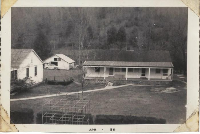 The Snowbird Day School in April 1956 - photo from the David Crowe Collection