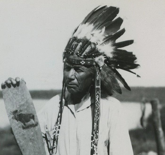 Sabattis Tomah, Peter Dana Point, Indian Township, Maine, Courtesy of Donald Soctomah, Passamaquoddy Tribe.